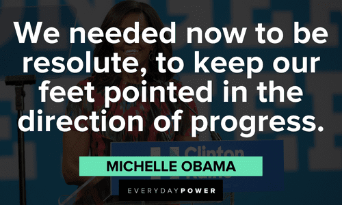 Michelle Obama Quotes about progress