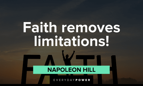 Napoleon Hill Quotes about faith