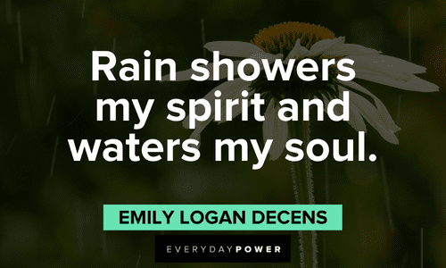 positive rain quotes