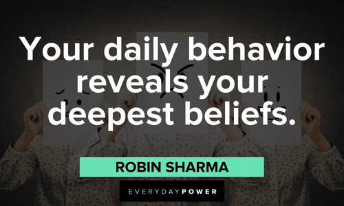 Robin Sharma Quotes about behavior