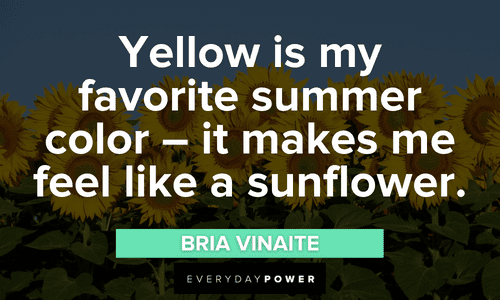 yellow Sunflower quotes