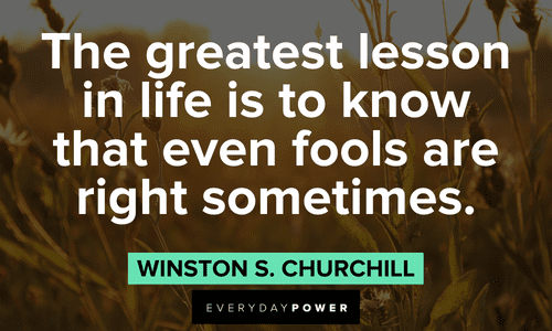 Winston Churchill Quotes about life lessons