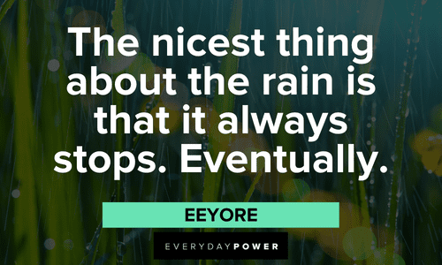 insightful rain quotes