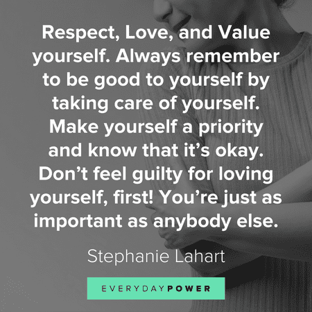 Love yourself quotes about respect