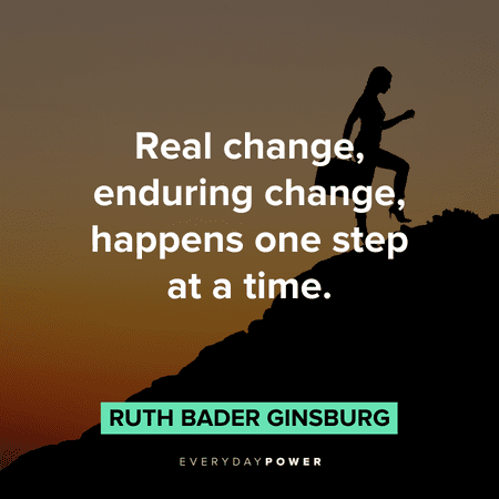 Motivational quotes of the day about real change