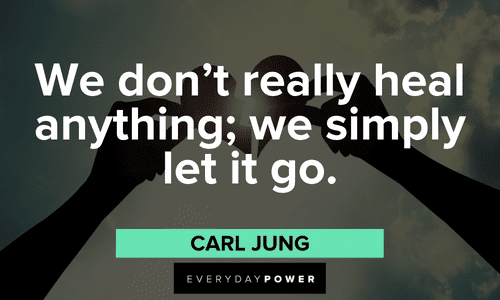 Carl Jung quotes about letting go