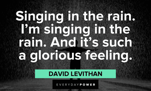 singing in the rain quotes 