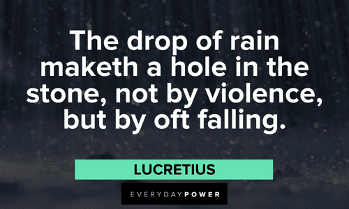 drops of rain quotes