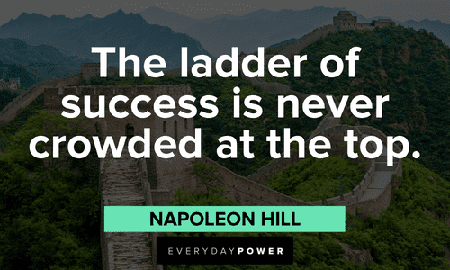 the ladder of Success Quotes