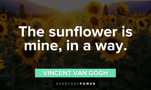 short inspirational Sunflower quotes