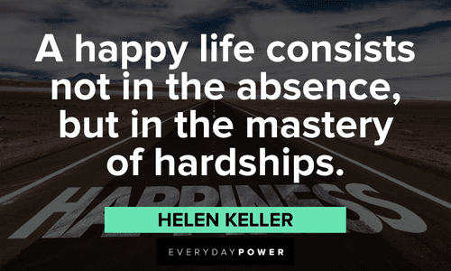 Helen Keller quotes about hardships