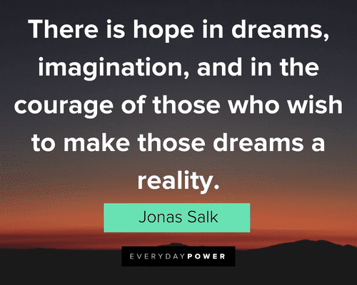 Ambition Quotes About about hope in Dreams