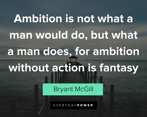 ambition quotes and sayings