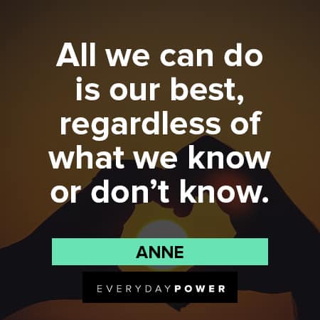 Anne With An E Quotes About Doing Your Best