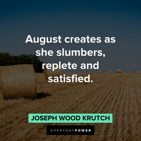 short August quotes and sayings