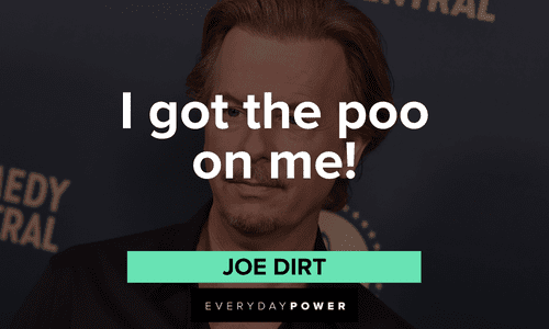 joe dirt christopher walken meme