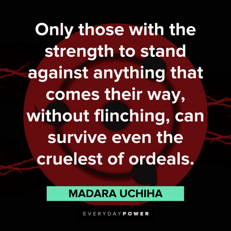 Madara quotes about strength