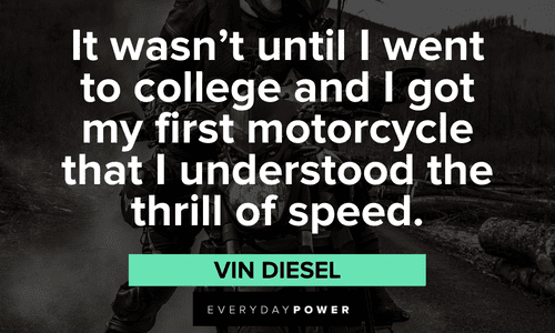 Biker quotes about the thrill of speed