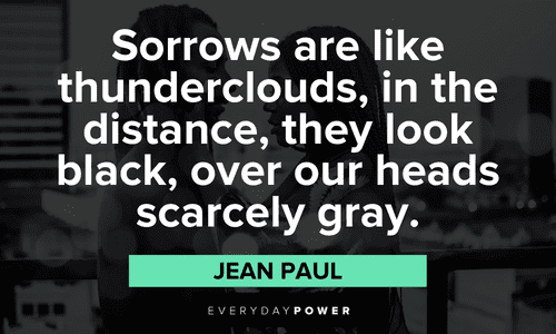 black and white quotes about sorrow