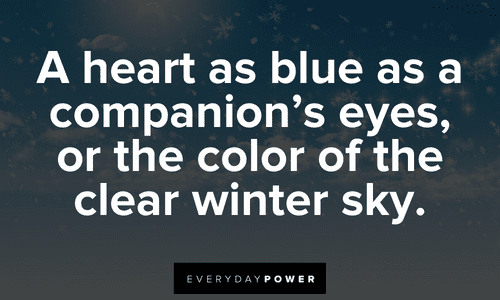 Blue quotes about love