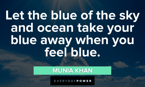 Blue quotes about the ocean