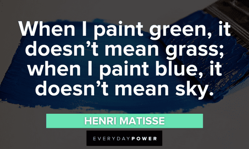 Blue quotes about painting
