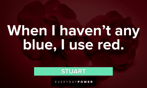 blue and Red Quotes