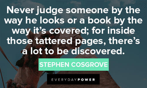 Culture Quotes About Judging a Book by its Cover