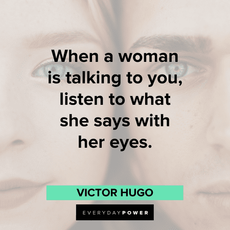 Eyes quotes about women