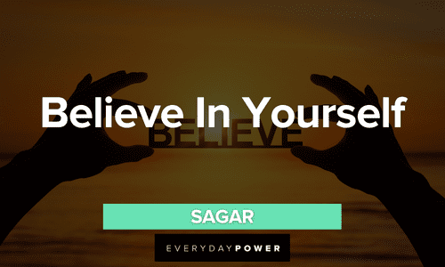 short inspirational poems about self belief