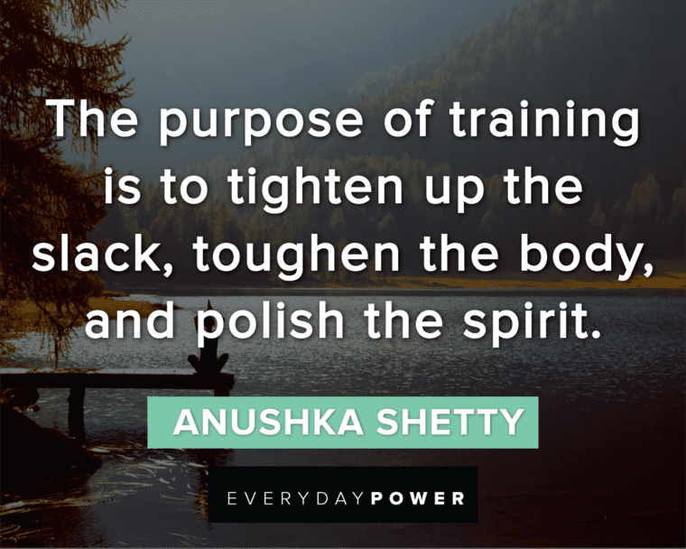 Fitness Motivational Quotes About The Purpose Of Training
