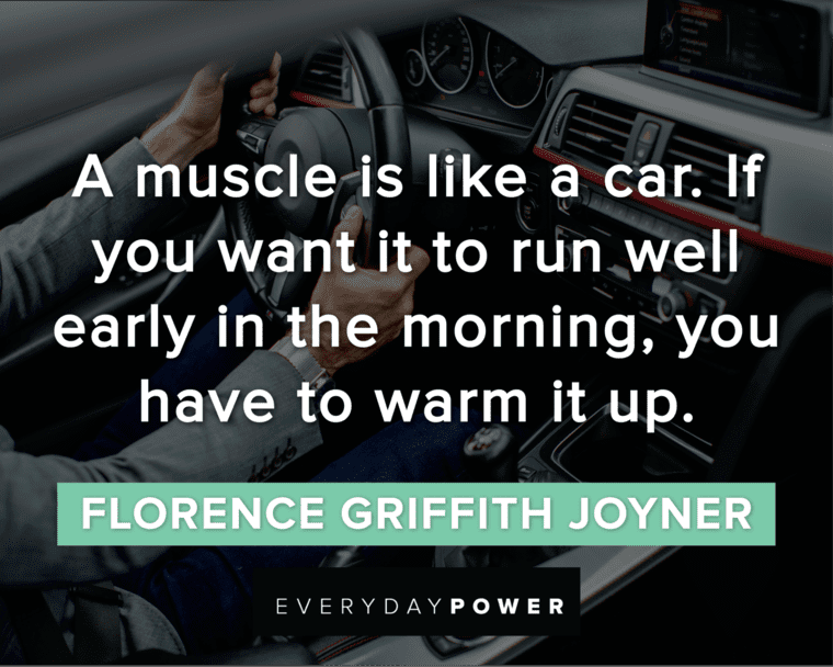 Fitness Motivational Quotes About Warming Up