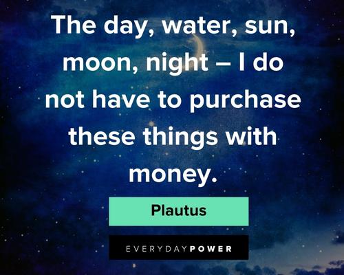 Full Moon Quotes About Money