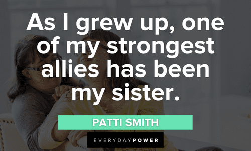 Funny Sister Quotes about growing up