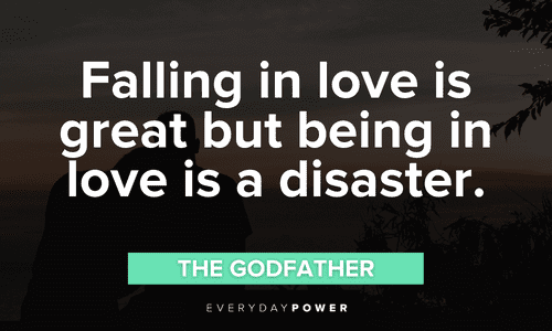 Godfather quotes about love