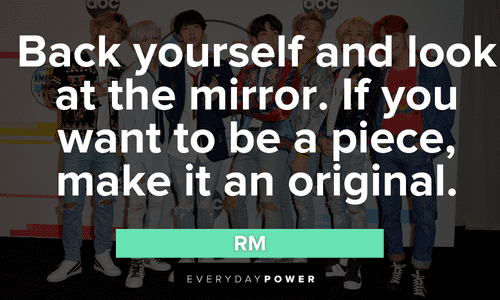 BTS quotes about being yourself