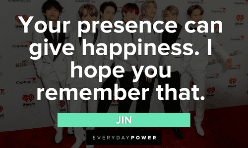 BTS quotes about happiness