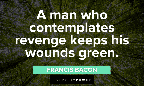Green Quotes about revenge