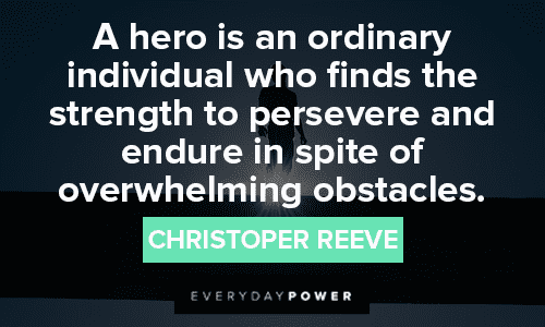 Hero Quotes about overcoming obstacles