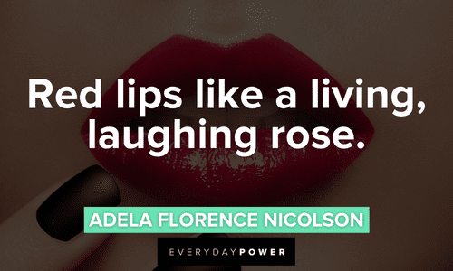 Red lips Quotes