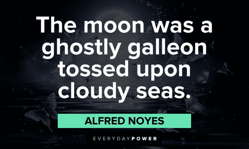 full moon quotes about cloudy seas