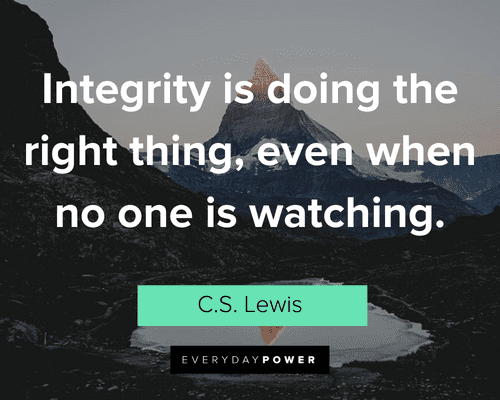 Integrity Quotes about doing the right thing