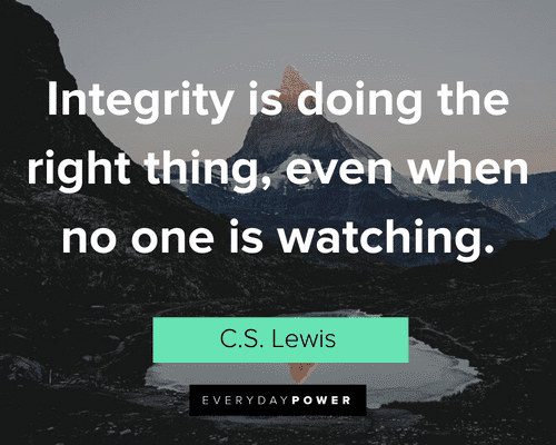 accountability and integrity quotes