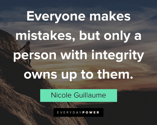 integrity quotes on mistakes