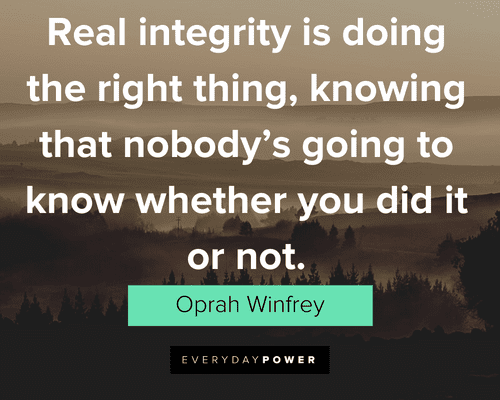 integrity Quotes About Doing Right 