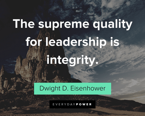 Integrity Quotes On Quality of Leadership 