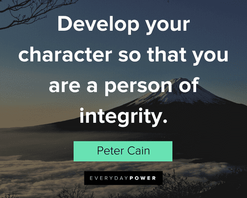 Integrity Quotes On Character Development 