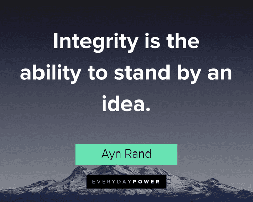 Integrity Quotes About Ideas