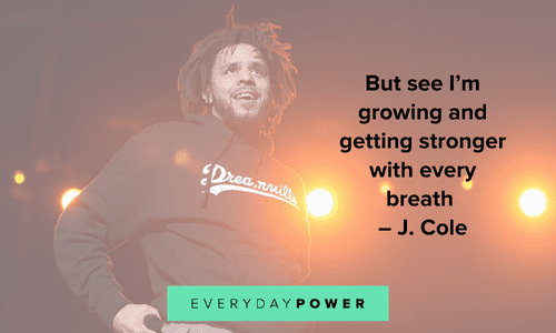 J. Cole quotes about growth