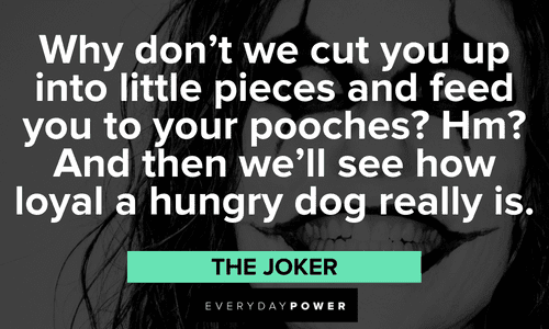 powerful Joker quotes